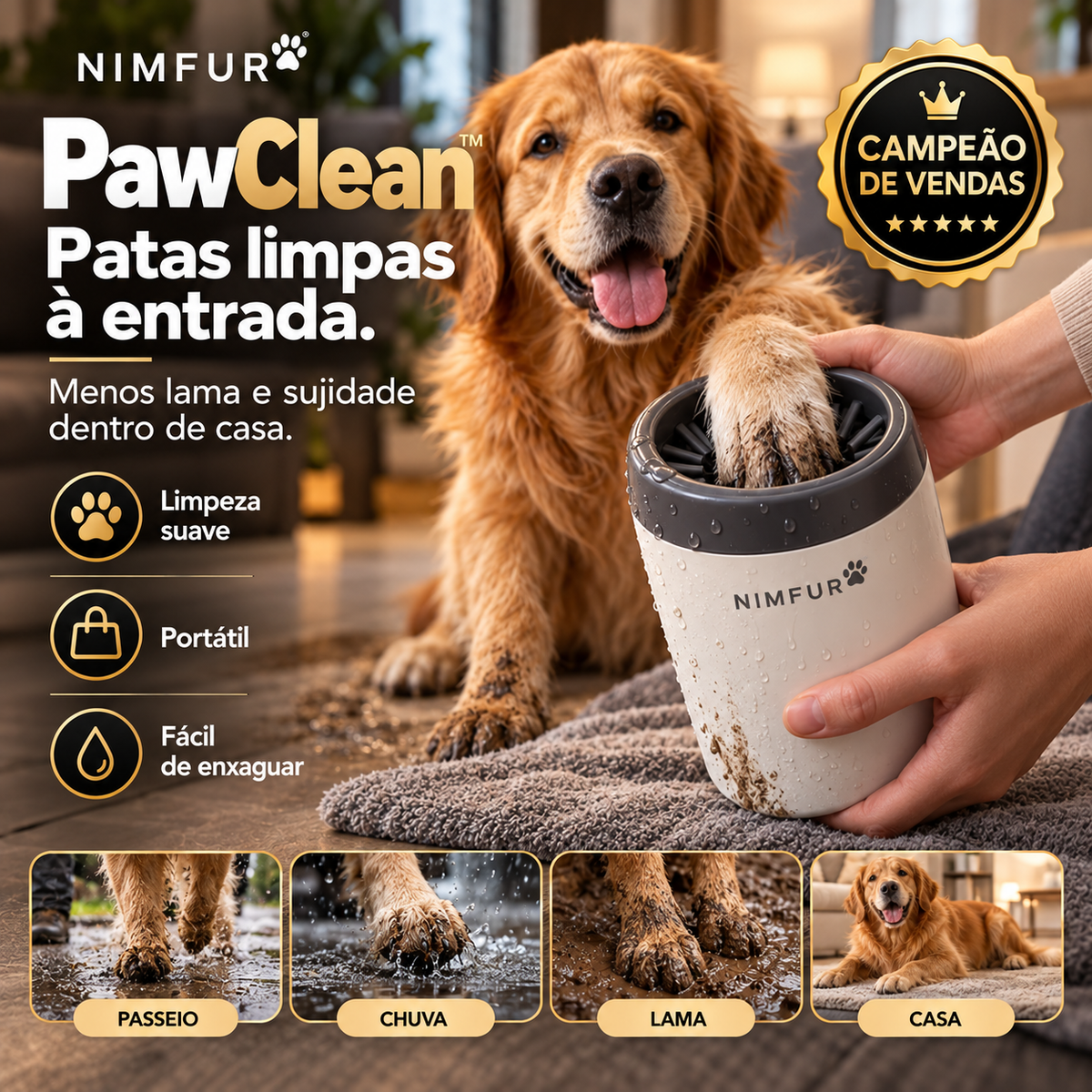 NIMFUR PawClean - imagem promocional premium